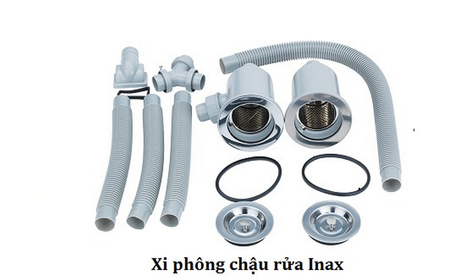 Xi phông chậu rửa bát đơn, đôi